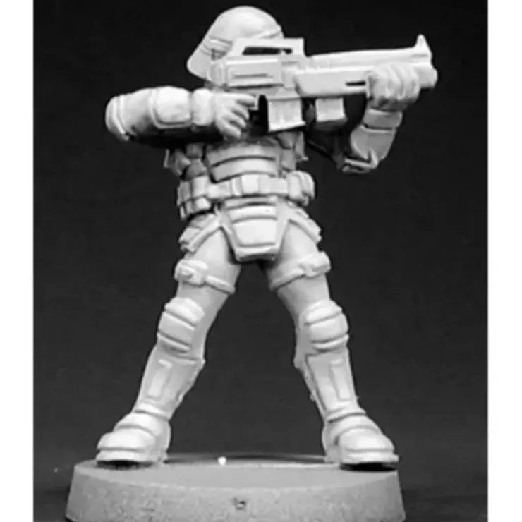 Tabletop Miniatures>Reaper Miniatures NOVA Corporate Security Guard #50004 Chronoscope Mini Figure - Your Source for Gaming Essentials
