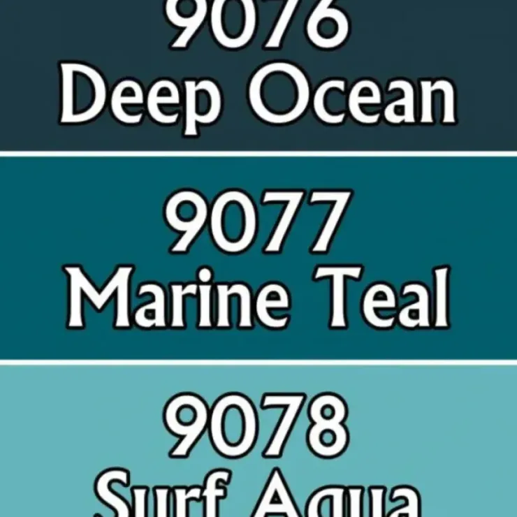 Tabletop Miniatures>Reaper Miniatures Ocean Colors #09726 Master Series Triads 3 Pack .5oz Paint - Your Source for Gaming Essentials