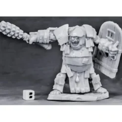 Tabletop Miniatures>Reaper Miniatures Ogre Chieftain#77566 Bones Unpainted Plastic RPG Mini Figure - Your Source for Gaming Essentials