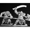 Tabletop Miniatures>Reaper Miniatures Orc Spearman and Swordsman #03400 Dark Heaven Unpainted Metal - Your Source for Gaming Essentials