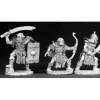 Tabletop Miniatures>Reaper Miniatures Orc War Party (3 Pieces) #02550 Dark Heaven Unpainted Metal - Your Source for Gaming Essentials