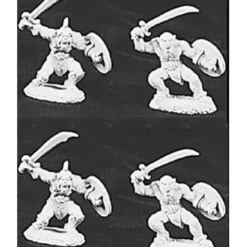 Tabletop Miniatures>Reaper Miniatures Orc Warriors (4 Pieces) #06009 Dark Heaven Legends Army Packs - Your Source for Gaming Essentials