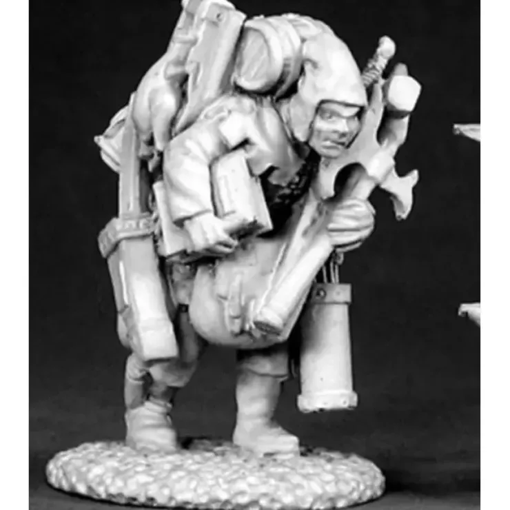 Tabletop Miniatures>Reaper Miniatures Overladen Henchman #02572 Dark Heaven Legends Unpainted Metal - Your Source for Gaming Essentials