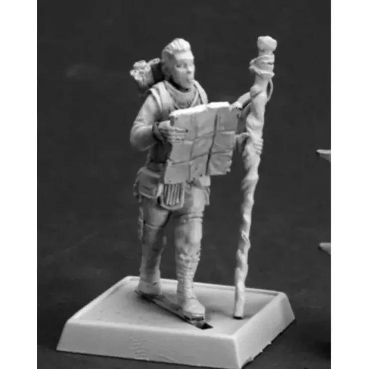 Tabletop Miniatures>Reaper Miniatures Pathfinder Explorer 60106 Pathfinder Miniatures Unpainted Mini - Your Source for Gaming Essentials