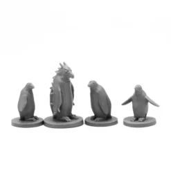 Tabletop Miniatures>Reaper Miniatures Penguin Attack Pack (4) #44104 Bones Black Unpainted Plastic - Your Source for Gaming Essentials