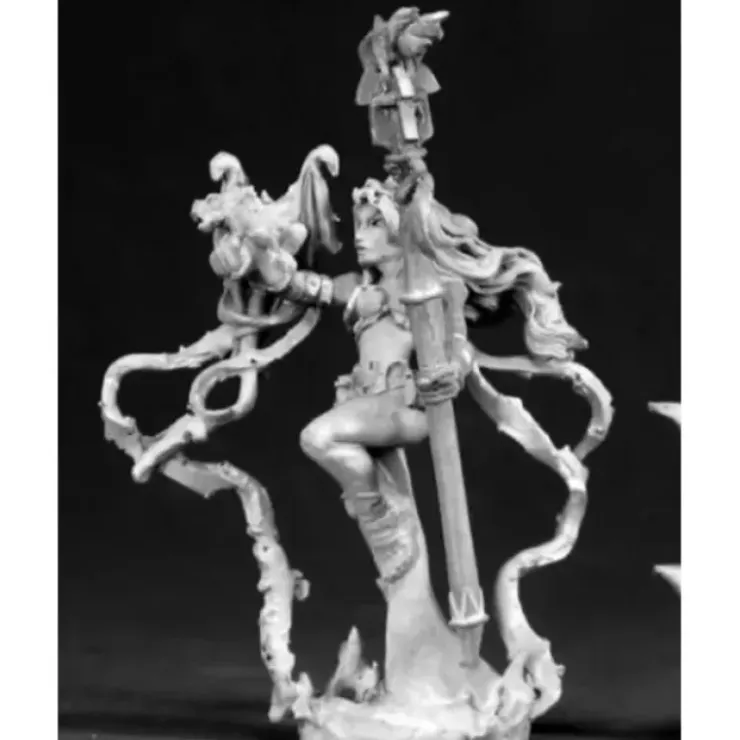 Tabletop Miniatures>Reaper Miniatures Pharess, Fire Sorceress #03025 Dark Heaven Unpainted Metal - Your Source for Gaming Essentials