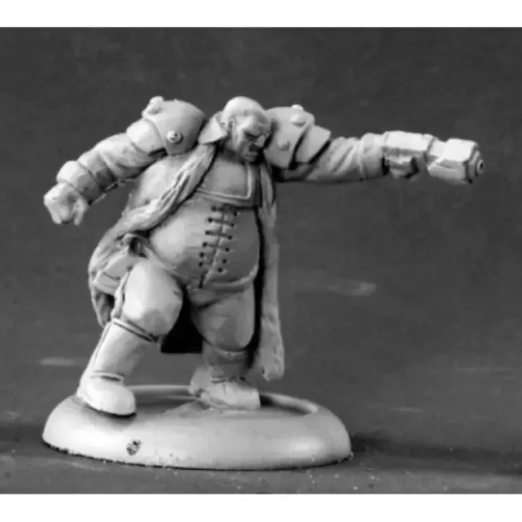 Tabletop Miniatures>Reaper Miniatures Phat Clark, Gang Boss #50112 Chronoscope D&D RPG Mini Figure - Your Source for Gaming Essentials