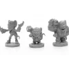 Tabletop Miniatures>Reaper Miniatures Pirate Mousling Crew (3) #04027 Unpainted Metal Figure - Your Source for Gaming Essentials