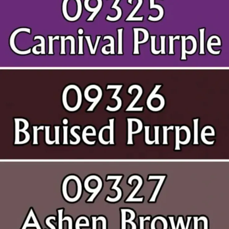 Tabletop Miniatures>Reaper Miniatures Purples #09813 Master Series Triads 3 Pack .5oz Paint - Your Source for Gaming Essentials