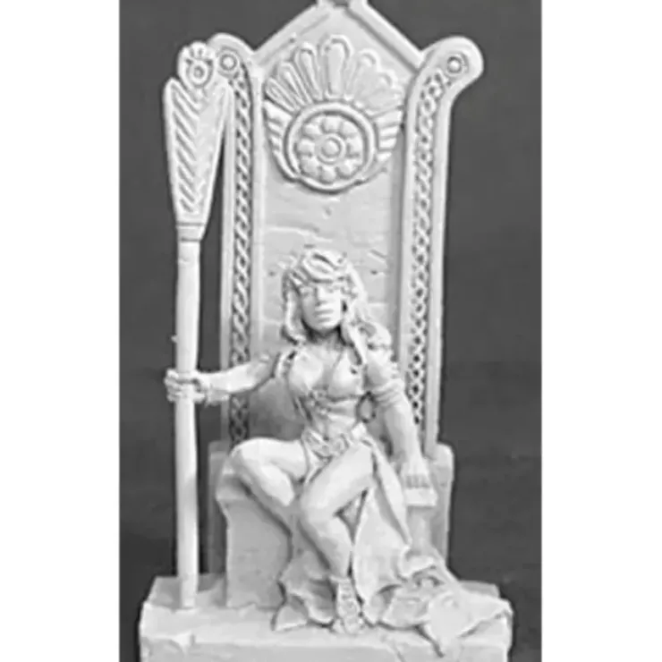 Tabletop Miniatures>Reaper Miniatures Queen Shanon Stormhand #02083 Dark Heaven Unpainted Metal - Your Source for Gaming Essentials