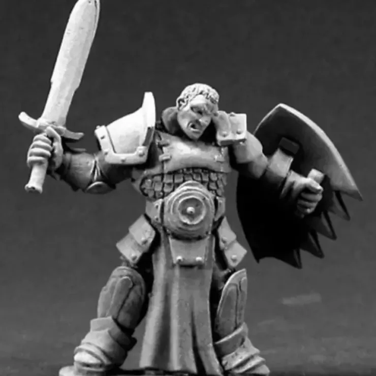 Tabletop Miniatures>Reaper Miniatures Quinn Nolan, Heroic Warrior 03348 Dark Heaven Unpainted Metal - Your Source for Gaming Essentials