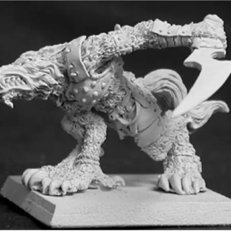 Tabletop Miniatures>Reaper Miniatures Rageclaw Warrior #14031 Koborlas Unpainted RPG D&D Mini Figure - Your Source for Gaming Essentials