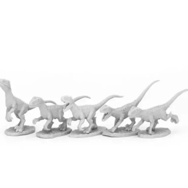 Tabletop Miniatures>Reaper Miniatures Raptor Hunting Pack (5) #44081 Bones Black Unpainted Plastic - Your Source for Gaming Essentials