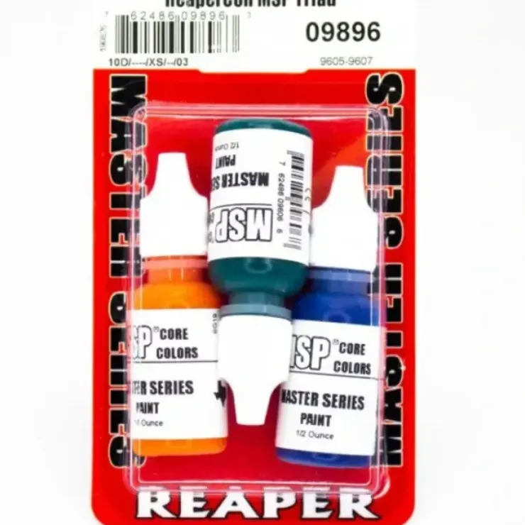 Tabletop Miniatures>Reaper Miniatures ReaperCon 2019 Clear Brights 09896 MSP Triad 3 Pack .5oz Paint - Your Source for Gaming Essentials