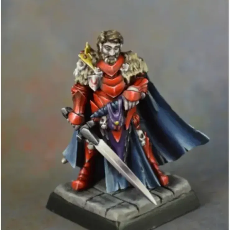 Tabletop Miniatures>Reaper Miniatures Remus Raducan, Blood Wolf Castellan 03912 Unpainted Metal Mini - Your Source for Gaming Essentials