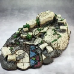 Tabletop Miniatures>Reaper Miniatures Ruins Vignette Base (Resin) #74027 Unpainted Accessory - Your Source for Gaming Essentials