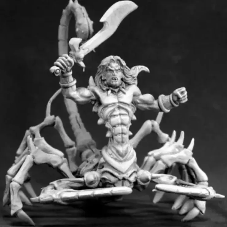 Tabletop Miniatures>Reaper Miniatures Scorpion Man #03105 Dark Heaven Legends Unpainted Metal Figure - Your Source for Gaming Essentials