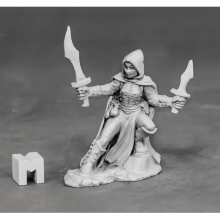 Tabletop Miniatures>Reaper Miniatures Serena, Dreadmere Rogue #03873 Dark Heaven Unpainted Metal - Your Source for Gaming Essentials