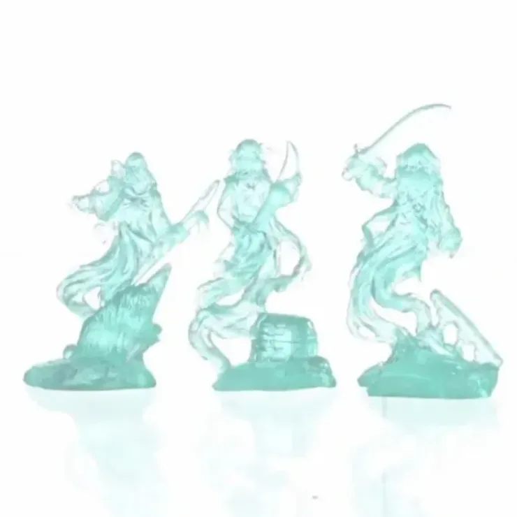 Tabletop Miniatures>Reaper Miniatures Shades of the Drowned Nymph (3) 77747 Translucent Blue Figures - Your Source for Gaming Essentials