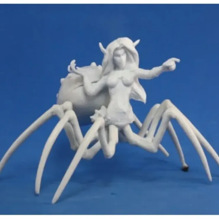 Tabletop Miniatures>Reaper Miniatures Shaerileth, Spider Demoness #77180 Bones D&D RPG Mini Figure - Your Source for Gaming Essentials