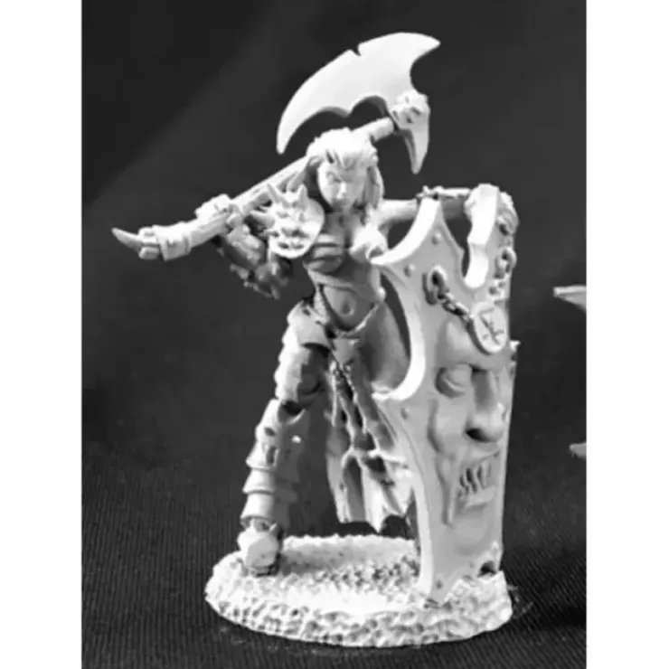 Tabletop Miniatures>Reaper Miniatures Shaern, Female Antipaladin #03762 Dark Heaven Unpainted Metal - Your Source for Gaming Essentials