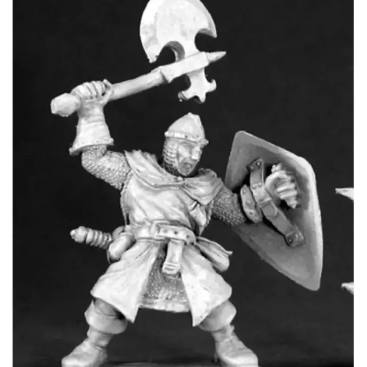 Tabletop Miniatures>Reaper Miniatures Sir Bruce, Adventuring Hero 03392 Dark Heaven Unpainted Metal - Your Source for Gaming Essentials