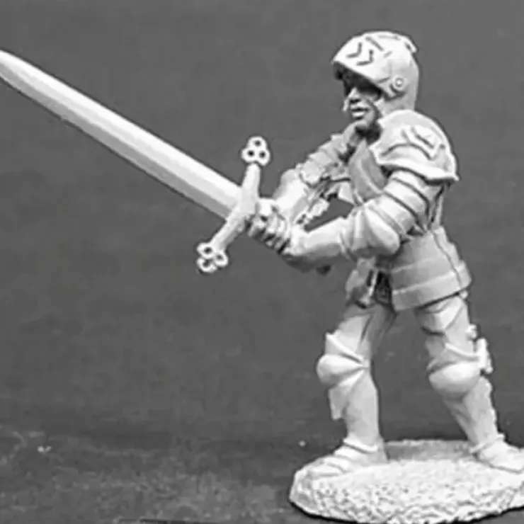 Tabletop Miniatures>Reaper Miniatures Sir William #02074 Dark Heaven Legends Unpainted Metal Figure - Your Source for Gaming Essentials