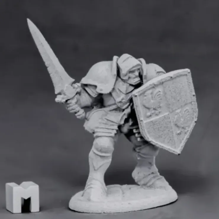 Tabletop Miniatures>Reaper Miniatures Sir William the Peacemaker #03868 Dark Heaven Unpainted Metal - Your Source for Gaming Essentials