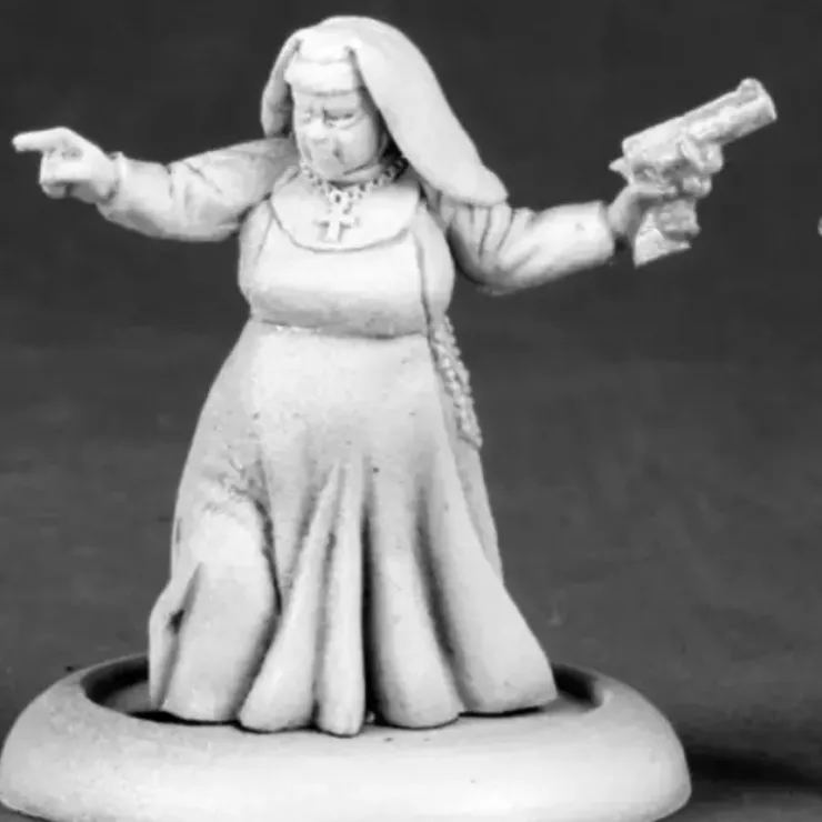 Tabletop Miniatures>Reaper Miniatures Sister Maria, Nun #50159 Chronoscope Metal D&D RPG Mini Figure - Your Source for Gaming Essentials