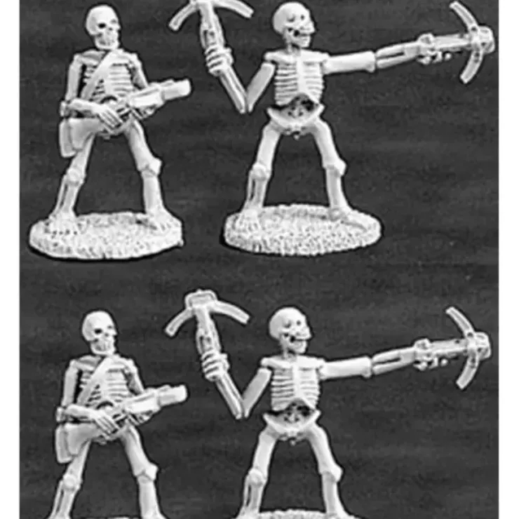 Tabletop Miniatures>Reaper Miniatures Skeletal Crossbowmen 4 Pieces #06031 Dark Heaven Legends Army - Your Source for Gaming Essentials
