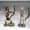 Tabletop Miniatures>Reaper Miniatures Skeleton Archers (2) #03755 Dark Heaven Legends Unpainted Mini - Your Source for Gaming Essentials