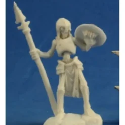 Tabletop Miniatures>Reaper Miniatures Skeleton Guardian Spearman (3) #77239 Bones RPG Mini Figure - Your Source for Gaming Essentials