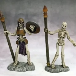 Tabletop Miniatures>Reaper Miniatures Skeleton Spearmen #03757 Dark Heaven Legends Unpainted Figure - Your Source for Gaming Essentials