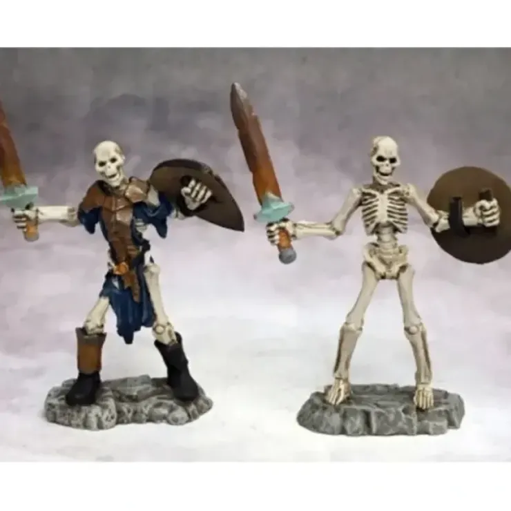 Tabletop Miniatures>Reaper Miniatures Skeleton Swordsmen #03756 Dark Heaven Legends Unpainted Figure - Your Source for Gaming Essentials