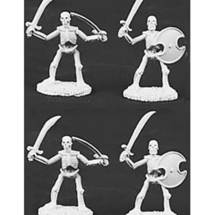 Tabletop Miniatures>Reaper Miniatures Skeletons (4 Pieces) #06001 Dark Heaven Legends Army Packs - Your Source for Gaming Essentials