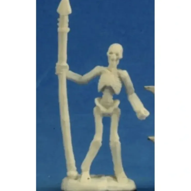 Tabletop Miniatures>Reaper Miniatures Skeleton Warrior Spearman (3) #77244 Bones D&D RPG Mini Figure - Your Source for Gaming Essentials