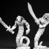 Tabletop Miniatures>Reaper Miniatures Snakemen #02498 Dark Heaven Legends Unpainted Metal RPG Figure - Your Source for Gaming Essentials
