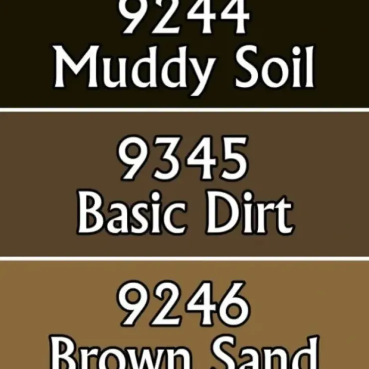 Tabletop Miniatures>Reaper Miniatures Soil Colors #09782 Master Series Triads 3 Pack .5oz Paint - Your Source for Gaming Essentials