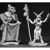 Tabletop Miniatures>Reaper Miniatures Sorceress & Servant 02553 Dark Heaven Legends Unpainted Metal - Your Source for Gaming Essentials