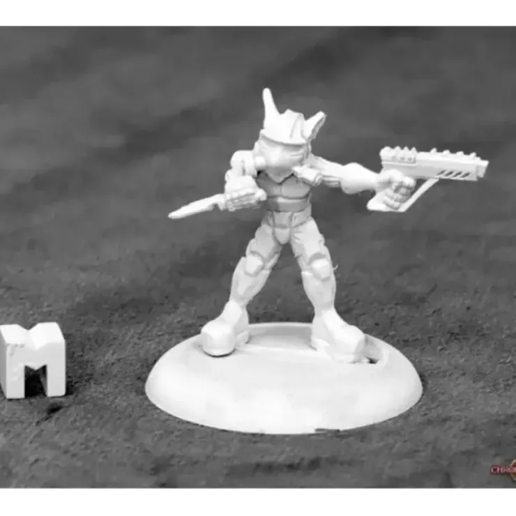 Tabletop Miniatures>Reaper Miniatures Space Goblin Commando #50342 Chronoscope Unpainted Metal Mini - Your Source for Gaming Essentials