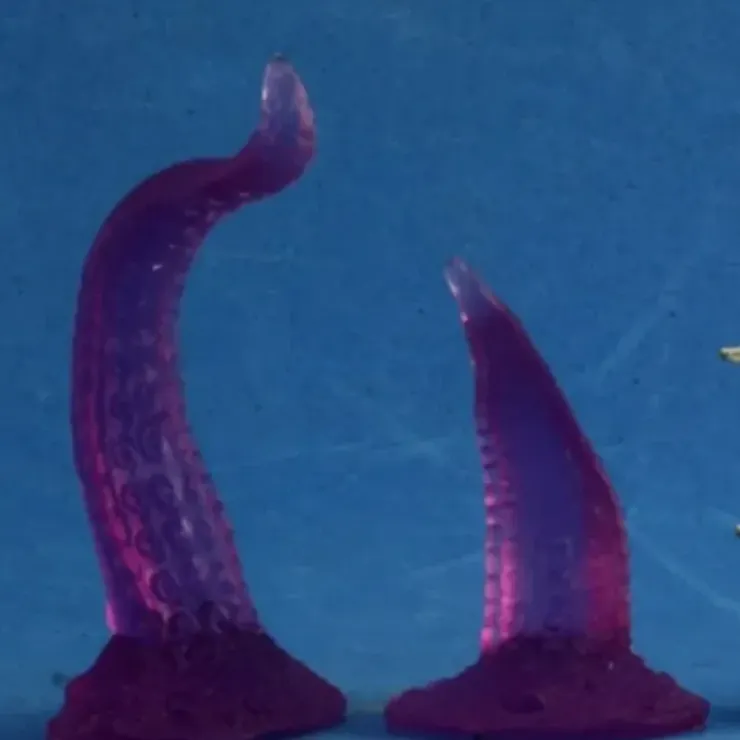 Tabletop Miniatures>Reaper Miniatures Spell Effect: Shadow Tentacles (2) #77367 Bones Mini Figure - Your Source for Gaming Essentials