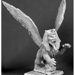 Tabletop Miniatures>Reaper Miniatures Sphinx, Nefsokar Monster #14256 Nefsokar Unpainted D&D Mini - Your Source for Gaming Essentials