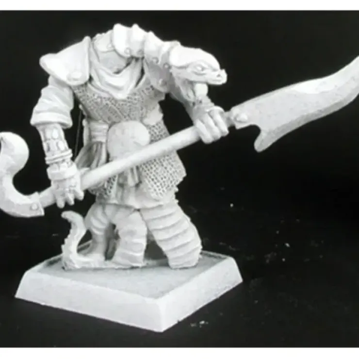 Tabletop Miniatures>Reaper Miniatures Ssathuss, Nagendra Sergeant #14187 Reptus Unpainted D&D Mini - Your Source for Gaming Essentials