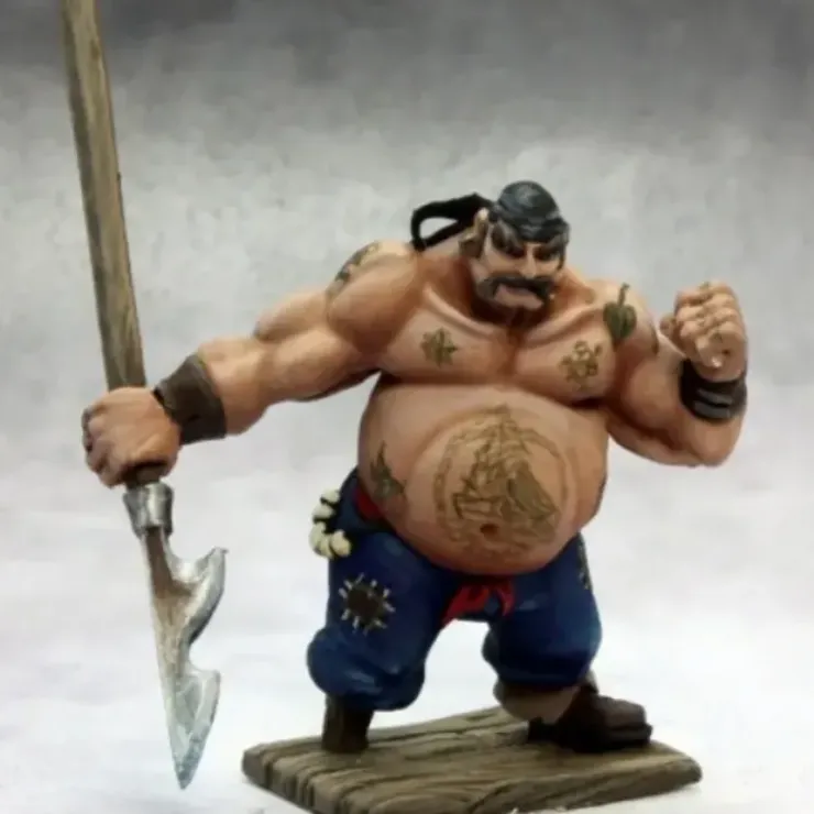 Tabletop Miniatures>Reaper Miniatures Stieg Brinegrog, Pirate #03627 Dark Heaven Unpainted Metal - Your Source for Gaming Essentials