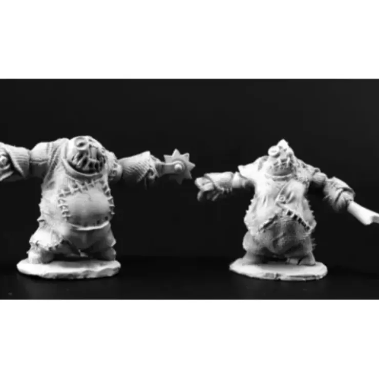 Tabletop Miniatures>Reaper Miniatures Stitch Golems, Lesser (2) 03697 Dark Heaven Unpainted Metal - Your Source for Gaming Essentials