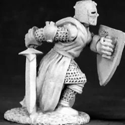 Tabletop Miniatures>Reaper Miniatures Templar Knight #02513 Dark Heaven Legends Unpainted Metal - Your Source for Gaming Essentials
