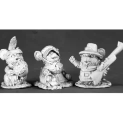 Tabletop Miniatures>Reaper Miniatures Thanksgiving Mouslings 3P #03536 Dark Heaven Unpainted Metal - Your Source for Gaming Essentials