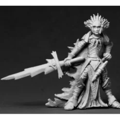 Tabletop Miniatures>Reaper Miniatures Thilinos Nightflame Dark Elf 03555 Dark Heaven Unpainted Mini - Your Source for Gaming Essentials