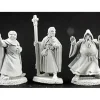 Tabletop Miniatures>Reaper Miniatures Townsfolk VII: Clergy 3 Pcs 02950 Dark Heaven Unpainted Metal - Your Source for Gaming Essentials