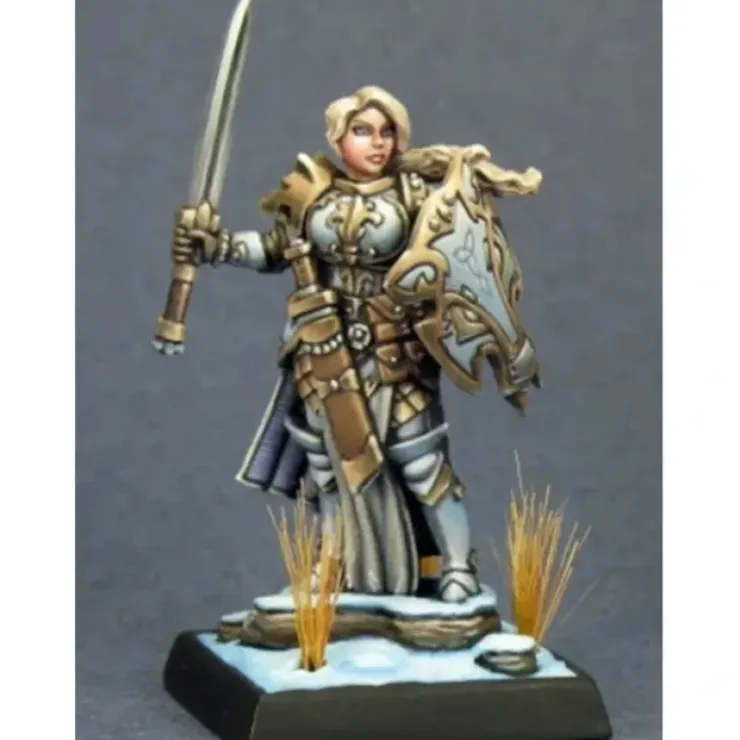 Tabletop Miniatures>Reaper Miniatures Trista, The White Wolf#03788 Dark Heaven Unpainted Metal Mini - Your Source for Gaming Essentials